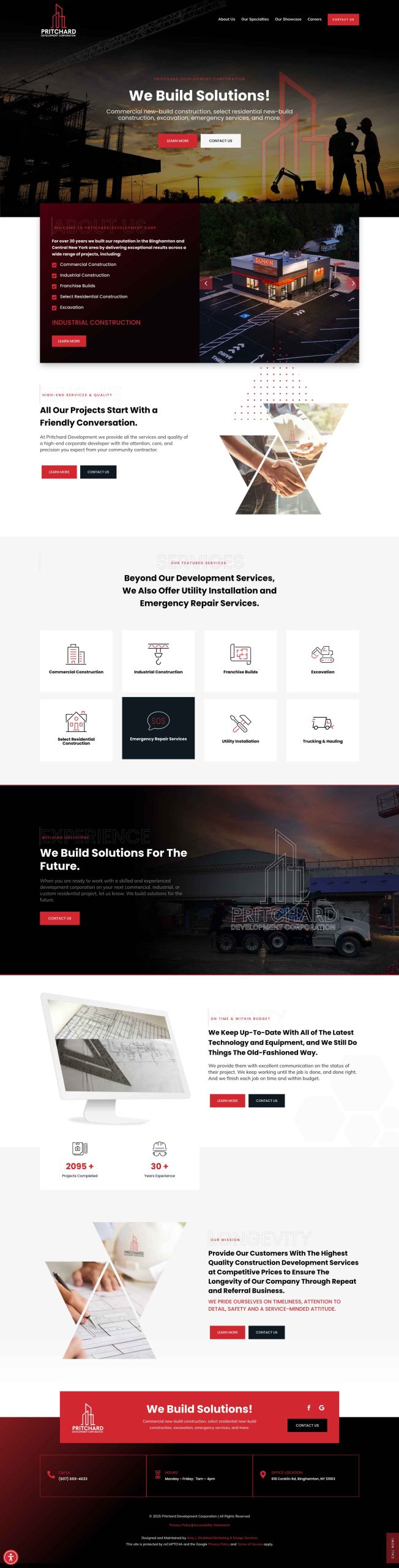 Pritchard Development Website